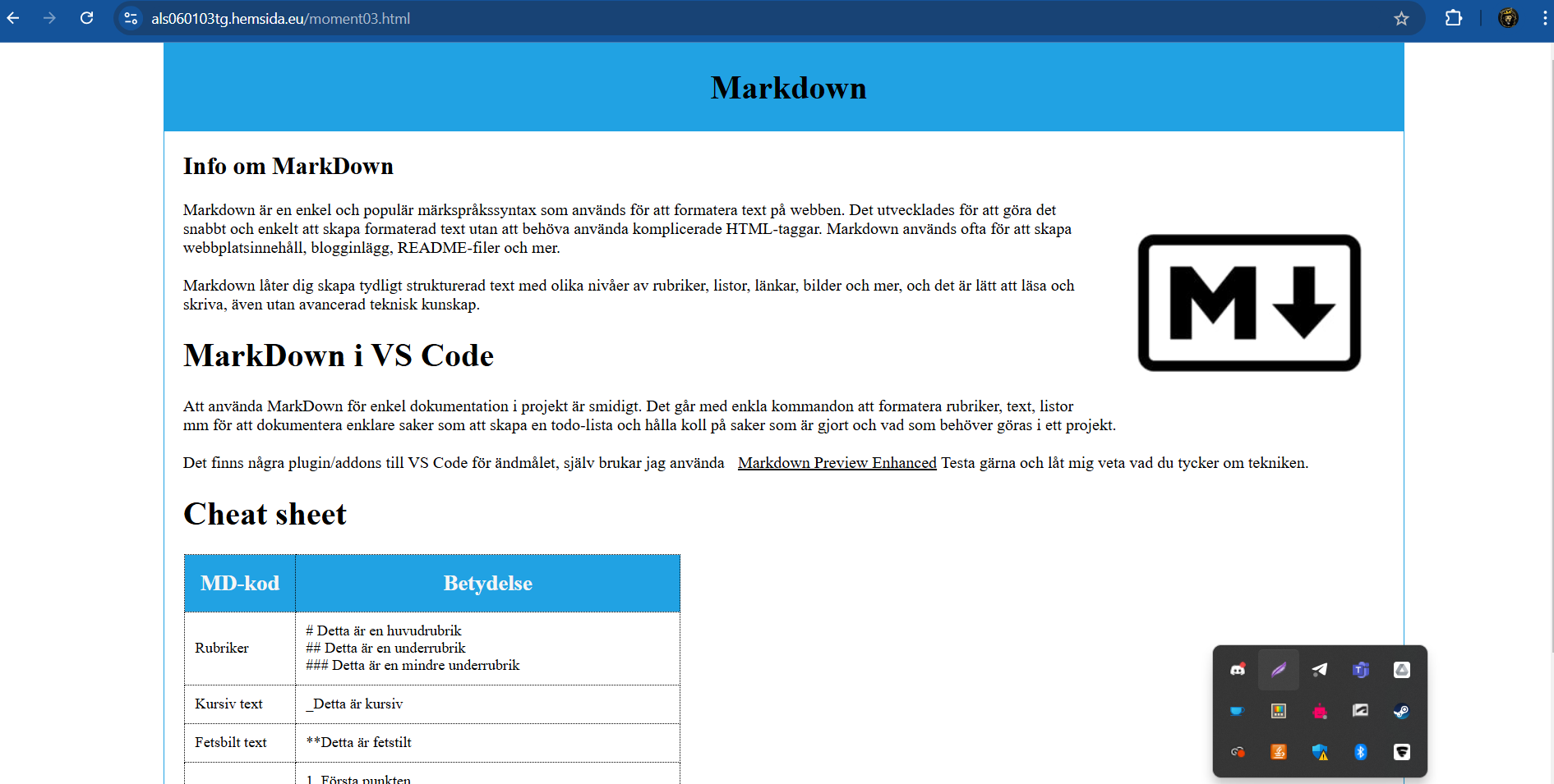 Markdown